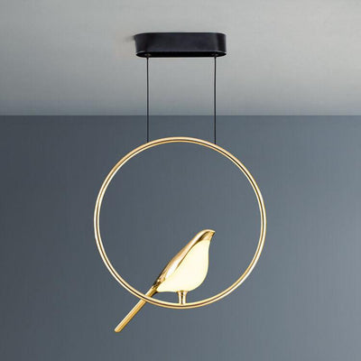 Nordic Creative Bird Shaped Acrylic LED 1/3/6 Light Chandelier