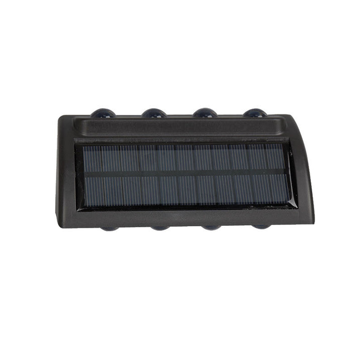 Lampe murale moderne à LED solaire étanche pour jardin 