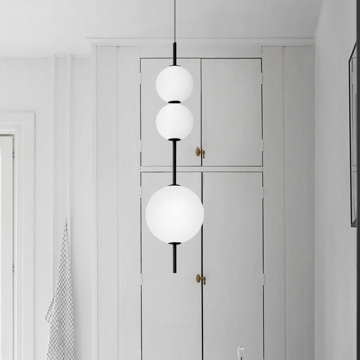 Moderne minimalistische kreative Glasball-LED-Pendelleuchte 
