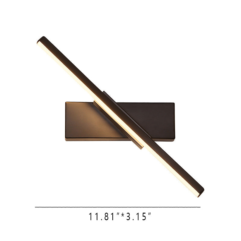 Industrielle Eisen-Nordic-Langbalken-Design-Drehbare LED-Wandleuchte 