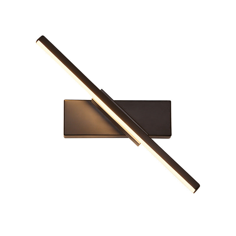 Industrielle Eisen-Nordic-Langbalken-Design-Drehbare LED-Wandleuchte 