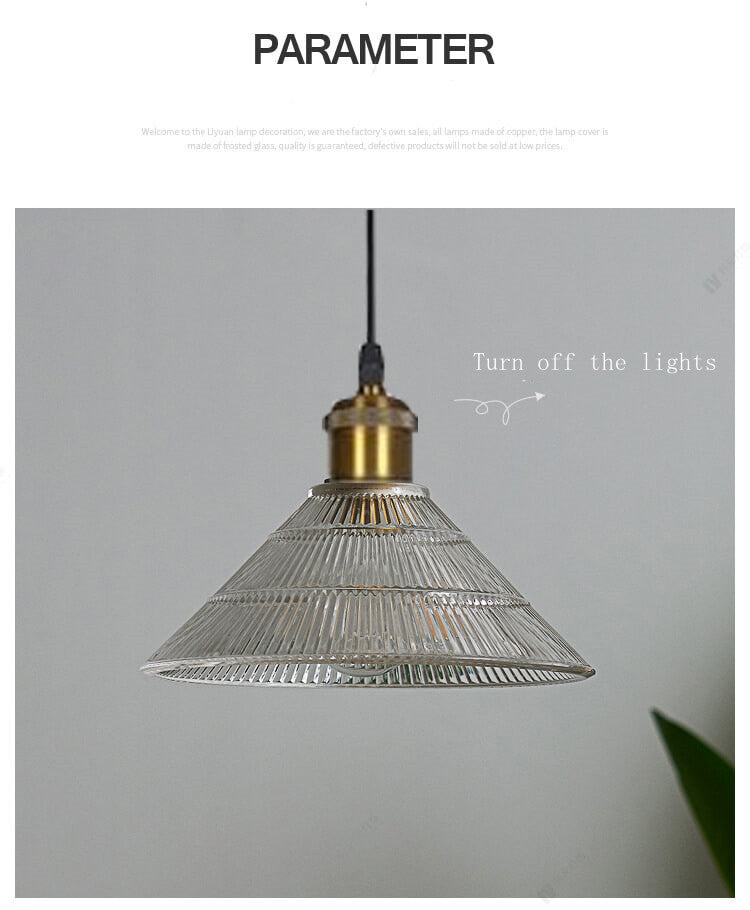 Textured Glass 1-Light Single Dome Pendant Light