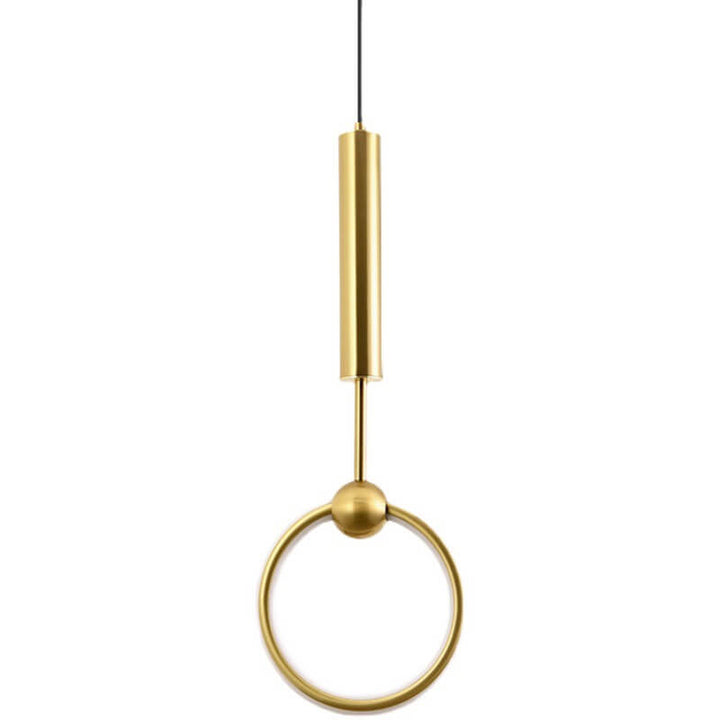 Cercle créatif post-moderne Anneau Suspension LED à 1 lumière 