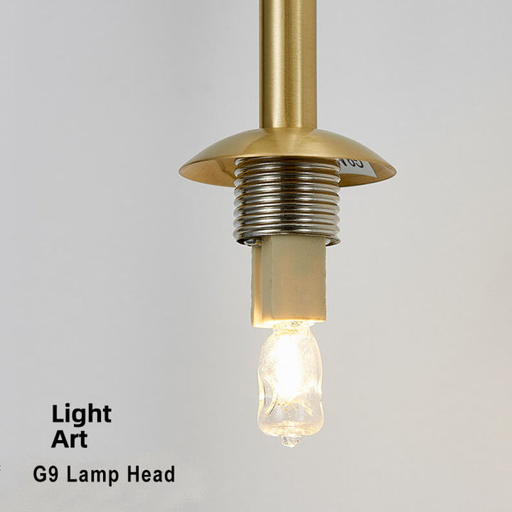 Glas Kugel 2-Licht Kugel Wandleuchte 