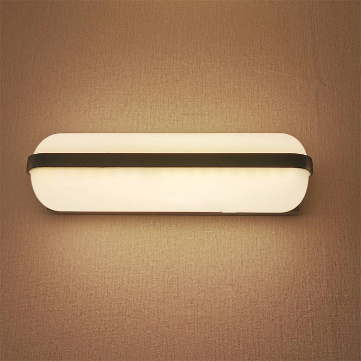 Lampe d'applique murale extérieure à LED en forme de boîte PC de simplicité moderne 