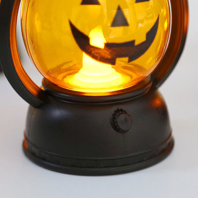 Décorations de lanternes LED citrouille d'horreur d'Halloween lampe portative 
