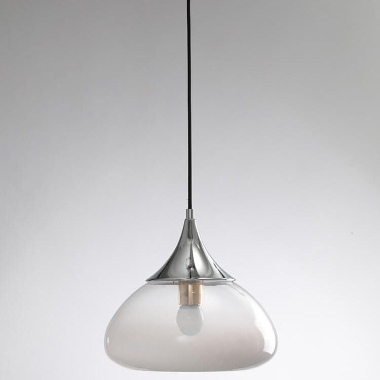 Modern Creative Glass Waterdrop Shape 1-Light Pendant Light