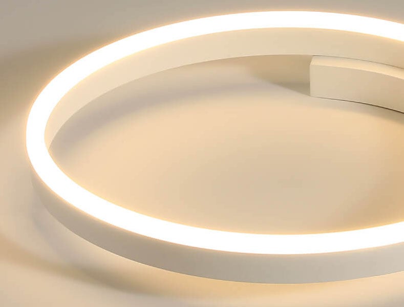 Modern Minimalist Round 1-Light LED Flush Mount Ceiling Light