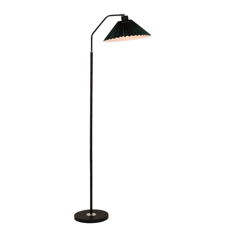Minimalistische Stofffaltenlampe 1-Licht Stehende Stehlampe 