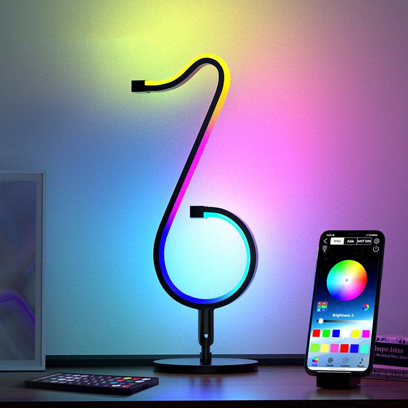Lampe de table Creative Note RGB USB Night Light 