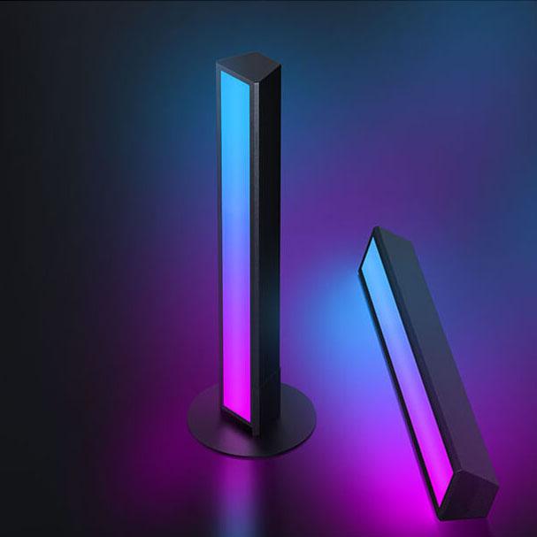 Lampe de table créative à 1 lumière LED RVB à longue bande 