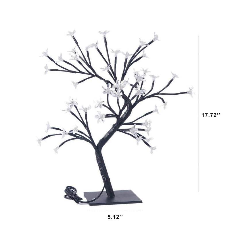 48 Light Blossom Cherry Blossom Tree Light USB Decoration LED Tree Table Lamp