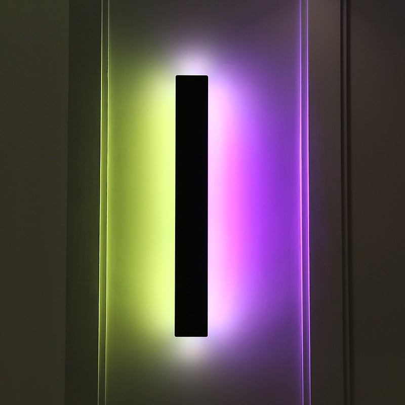 Creative Simplicity RGB Bar Metal Acrylic LED Wall Sconce Lamp