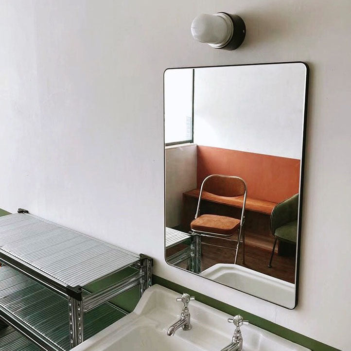 Lámpara de pared con aplique de 1 luz de hierro y vidrio industrial nórdico 