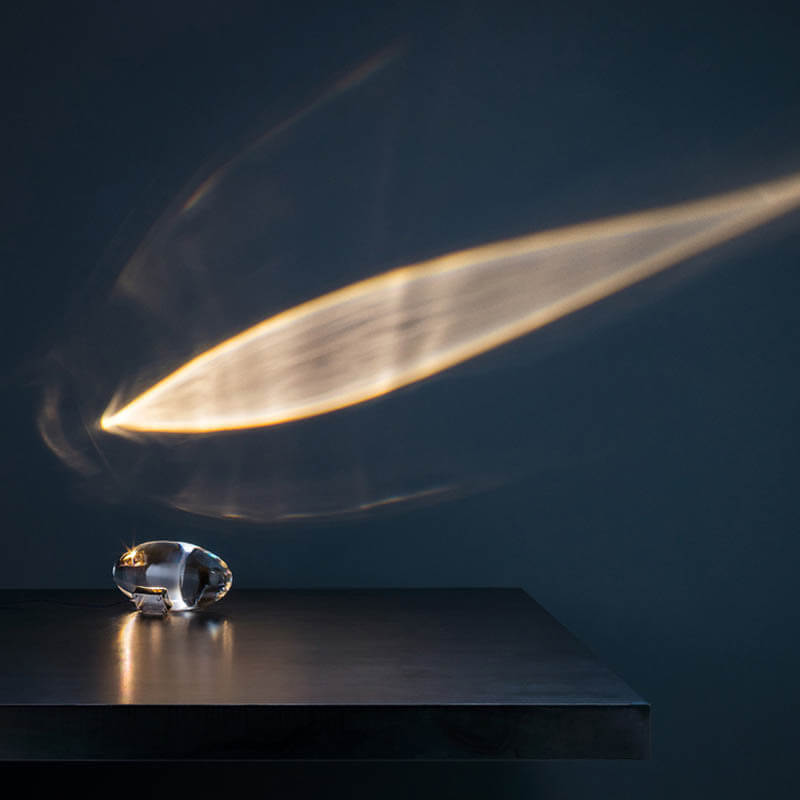 Creative Crystal Angel Eye 1-Light LED Table Lamp