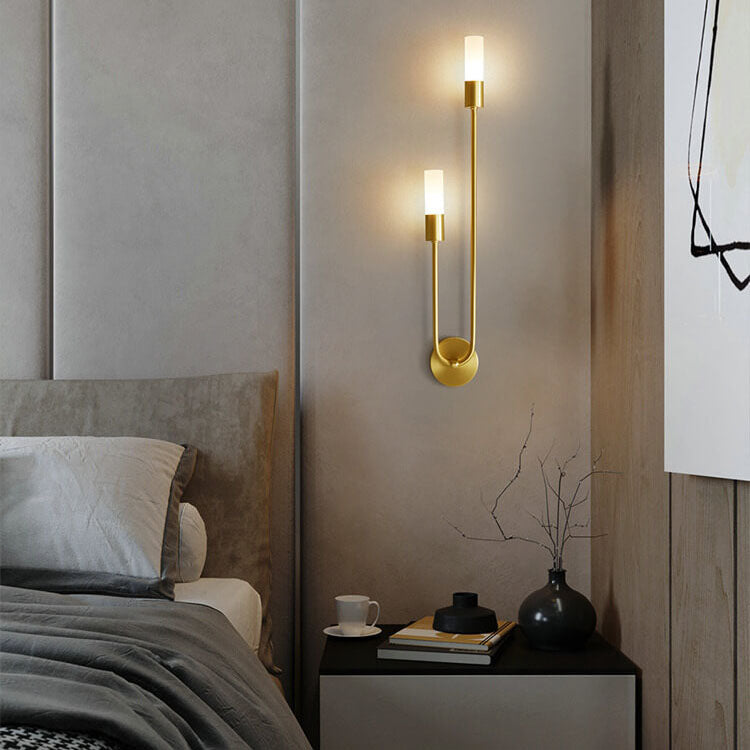 Nordic Minimalist U-Shaped 2-Light Wall Sconce Lamps