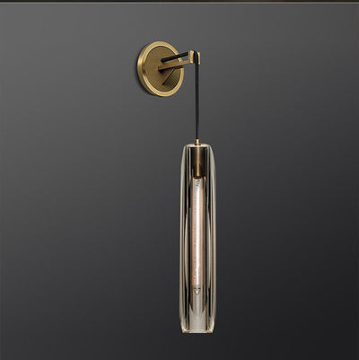 Lampe murale en cristal de cuivre pleine personnalité moderne et luxueuse 1 lumière 