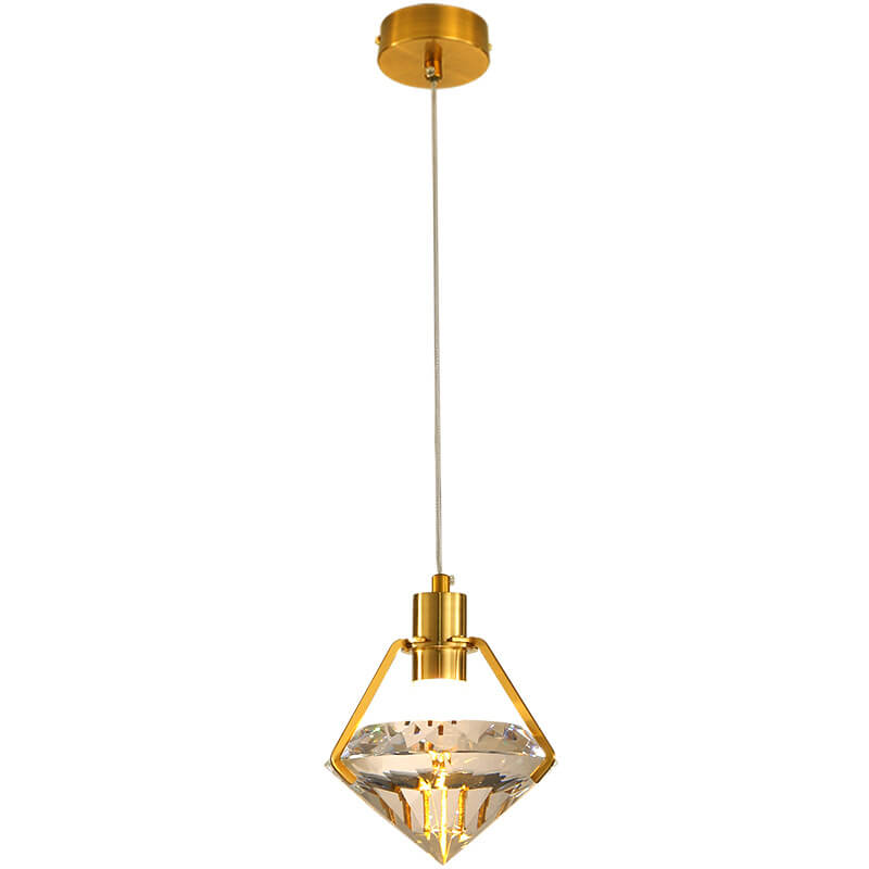 Modern Creative Diamond Shape 1-Light LED Pendant Light