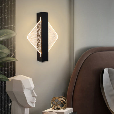 تصميم مبتكر من الأكريليك المتشقق لمصباح حائط LED 