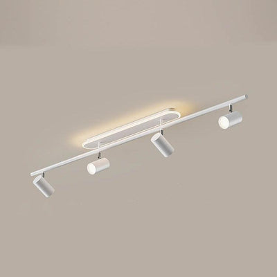 Modern Minimalist Tubular 5-Light LED Track Light
