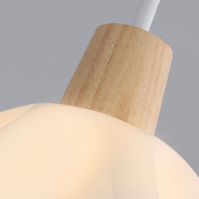 Nordische Kreative Blume Glas 1-Licht Pendelleuchte 