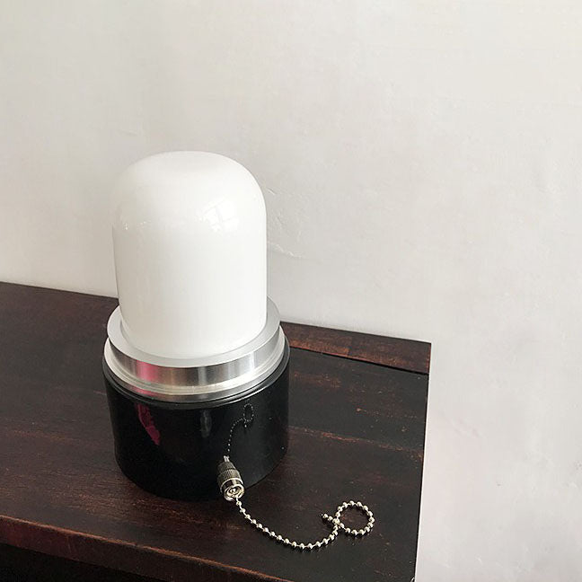 Lámpara de pared con aplique de 1 luz de hierro y vidrio industrial nórdico 