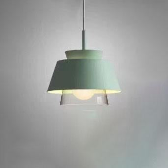 Modern Macarons Cylinder Metal 1-Light Pendant Light