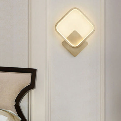 Minimalist 1-Light Square LED Sconce Lamp