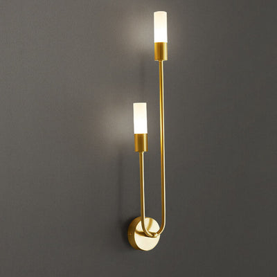 Nordic Minimalist U-Shaped 2-Light Wall Sconce Lamps