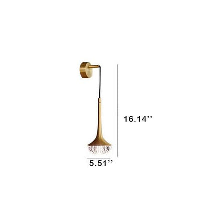 Post-modern Creative Horn Shape 1-Light Wall Sconce Lamp