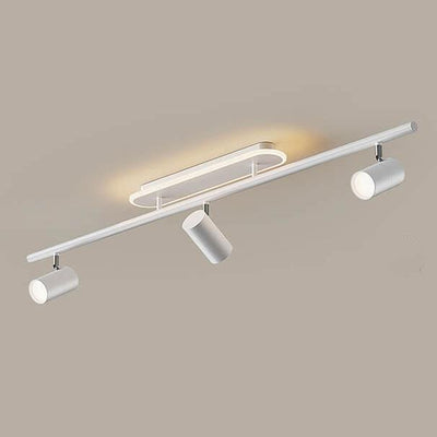 Modern Minimalist Tubular 5-Light LED Track Light