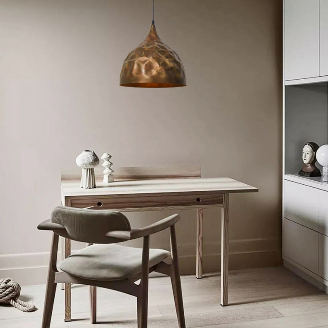 Industrielle Eisen Nostalgie Schalenform 1-Licht Kreative Pendelleuchte 