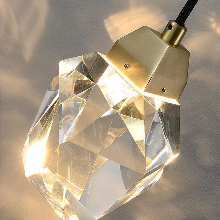 Crystal 1-Light LED Armed Sconce Lamp