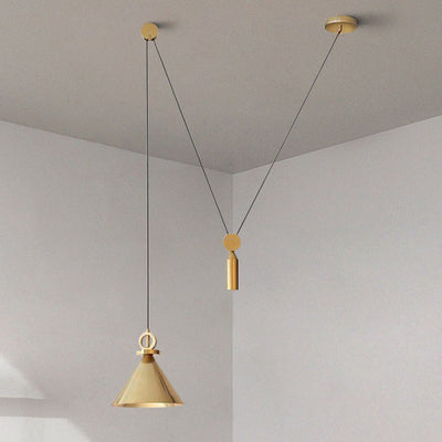 Nordic Creative Pulley 1-Light LED Pendant Light