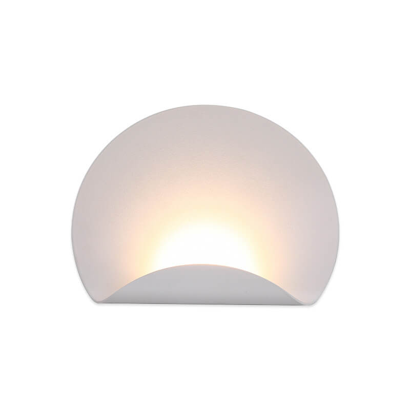 Moderne Kreisform Aluminium 1-Licht LED Wandleuchte Lampen 
