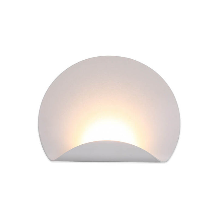 Moderne Kreisform Aluminium 1-Licht LED Wandleuchte Lampen 