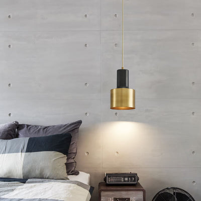 Modern 1-Light Cylindrical Dome Pendant Light 2 Design