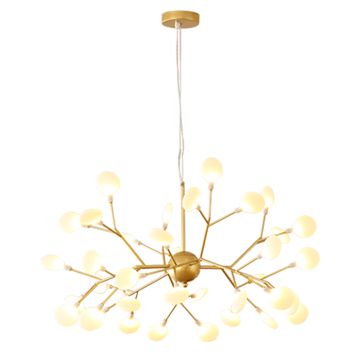 Ramas modernas de metal 27/36 luces de luciérnagas LED candelabros 