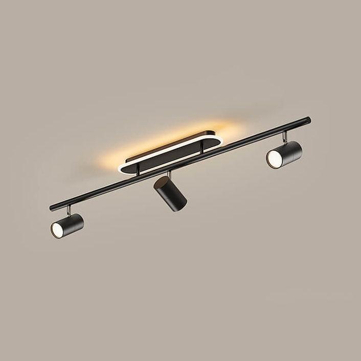 Modern Minimalist Tubular 5-Light LED Track Light