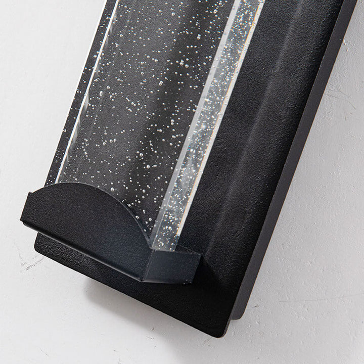 Moderne wasserdichte LED-Induktionskristall-Wandleuchten für den Außenbereich 