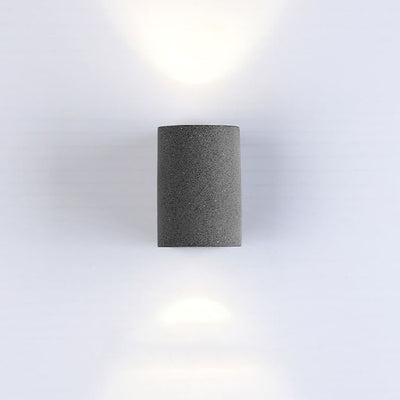 Industrial Cement Cylinder 1-Light Wall Sconce Lamp