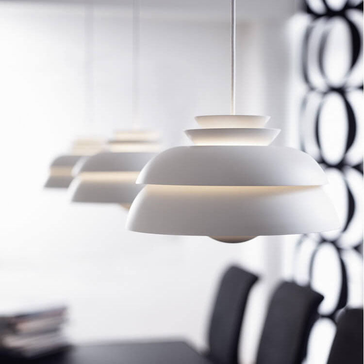 Modern Minimalist Multilayer Dome 1-Light Pendant Light