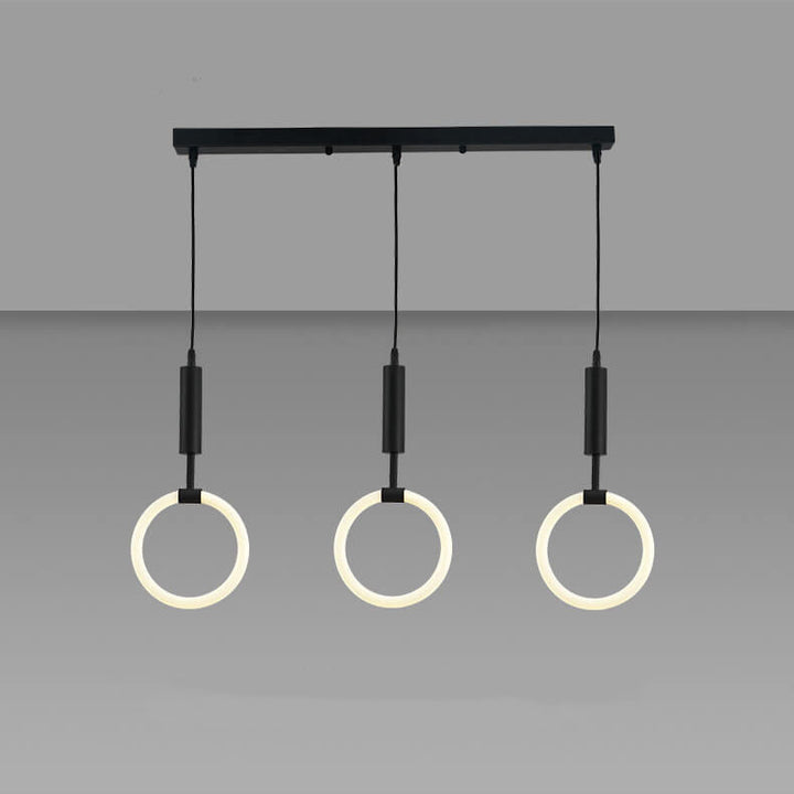 Moderne Kreisring 3-Licht LED Kronleuchter 