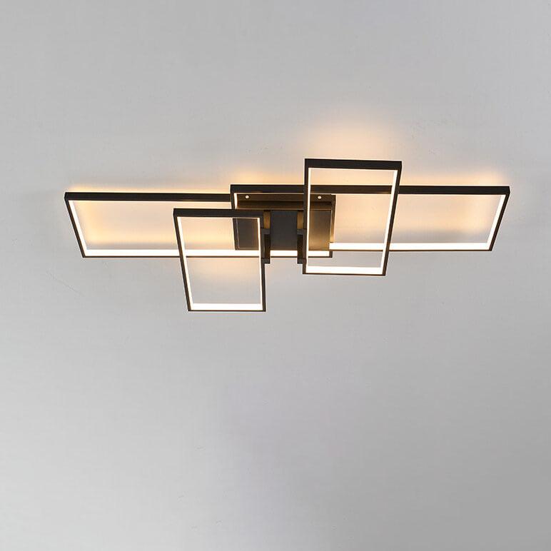 مصباح سقف LED مستطيل من الألومنيوم بتصميم عصري مبتكر 