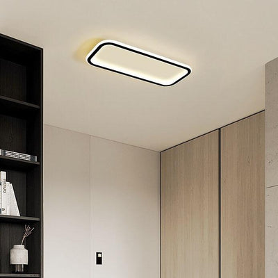 Minimalistische 1-Licht Lineare Acryl 3-Farben-wechselbare LED-Deckenleuchte 