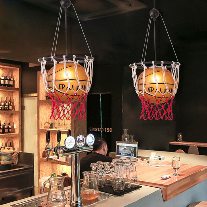 Creative Basketball 1-Light Pendant Light