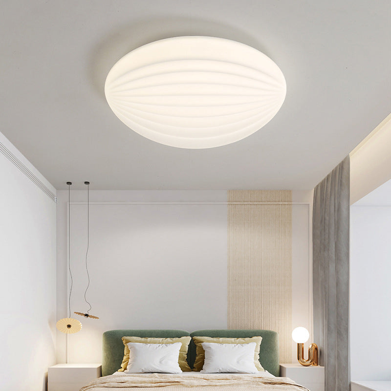 Modern PC Shell Shape LED Creative Flush Mount Light