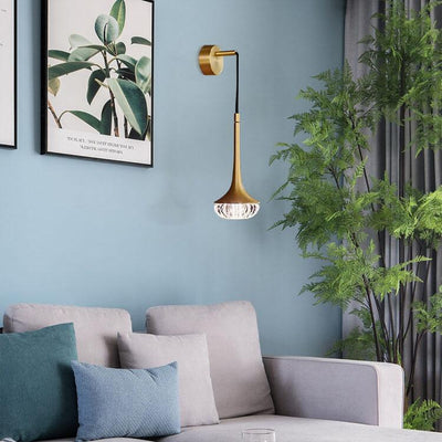 Post-modern Creative Horn Shape 1-Light Wall Sconce Lamp