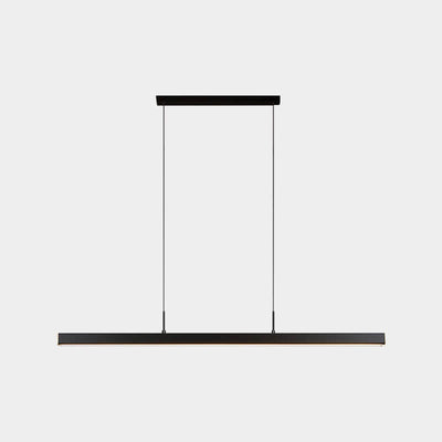Lampe suspendue LED à longue bande minimaliste moderne 