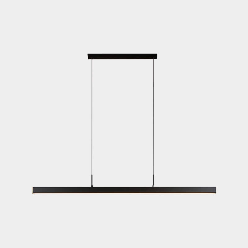 Lampe suspendue LED à longue bande minimaliste moderne 